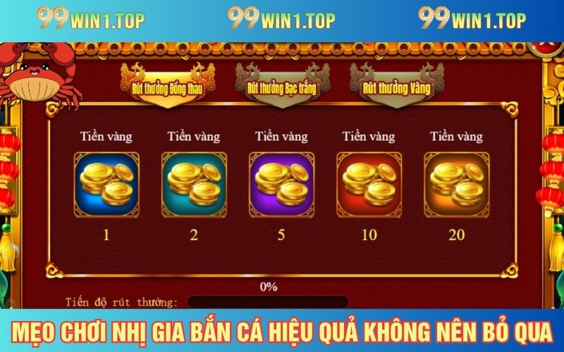 Mẹo chơi hiệu quả không nên bỏ qua